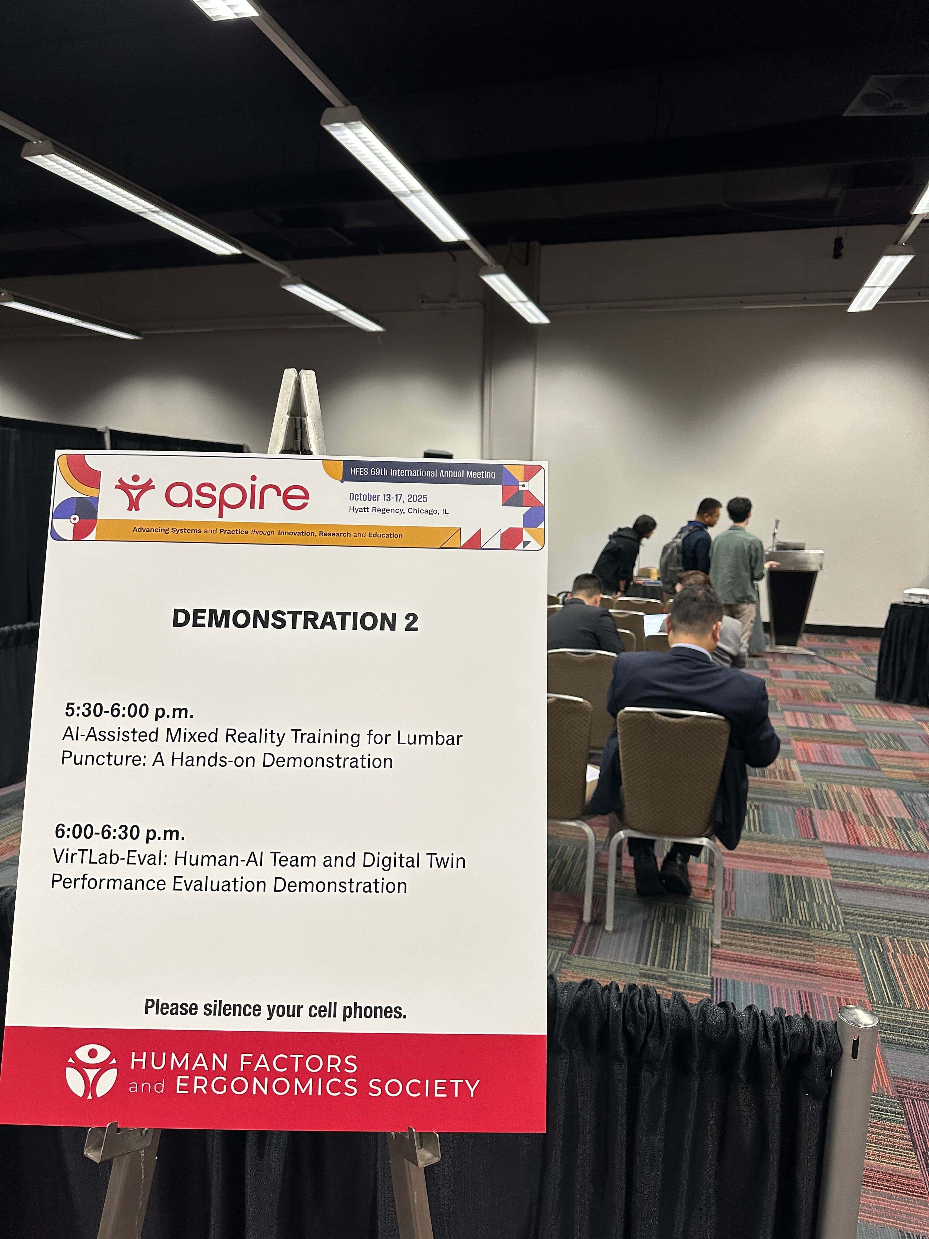 Host demonstration session at HFES ASPIRE 2025 — 3