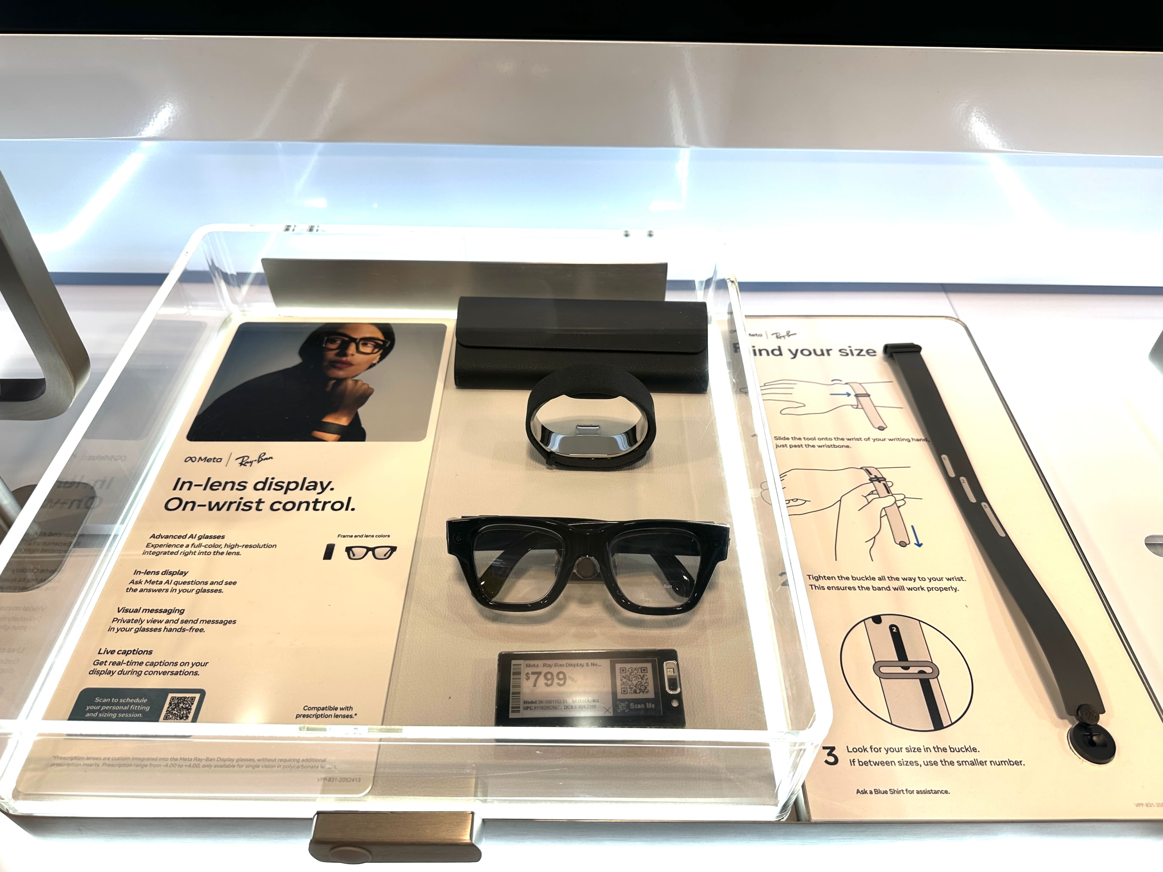Meta Ray-Ban Display AI glasses — 2