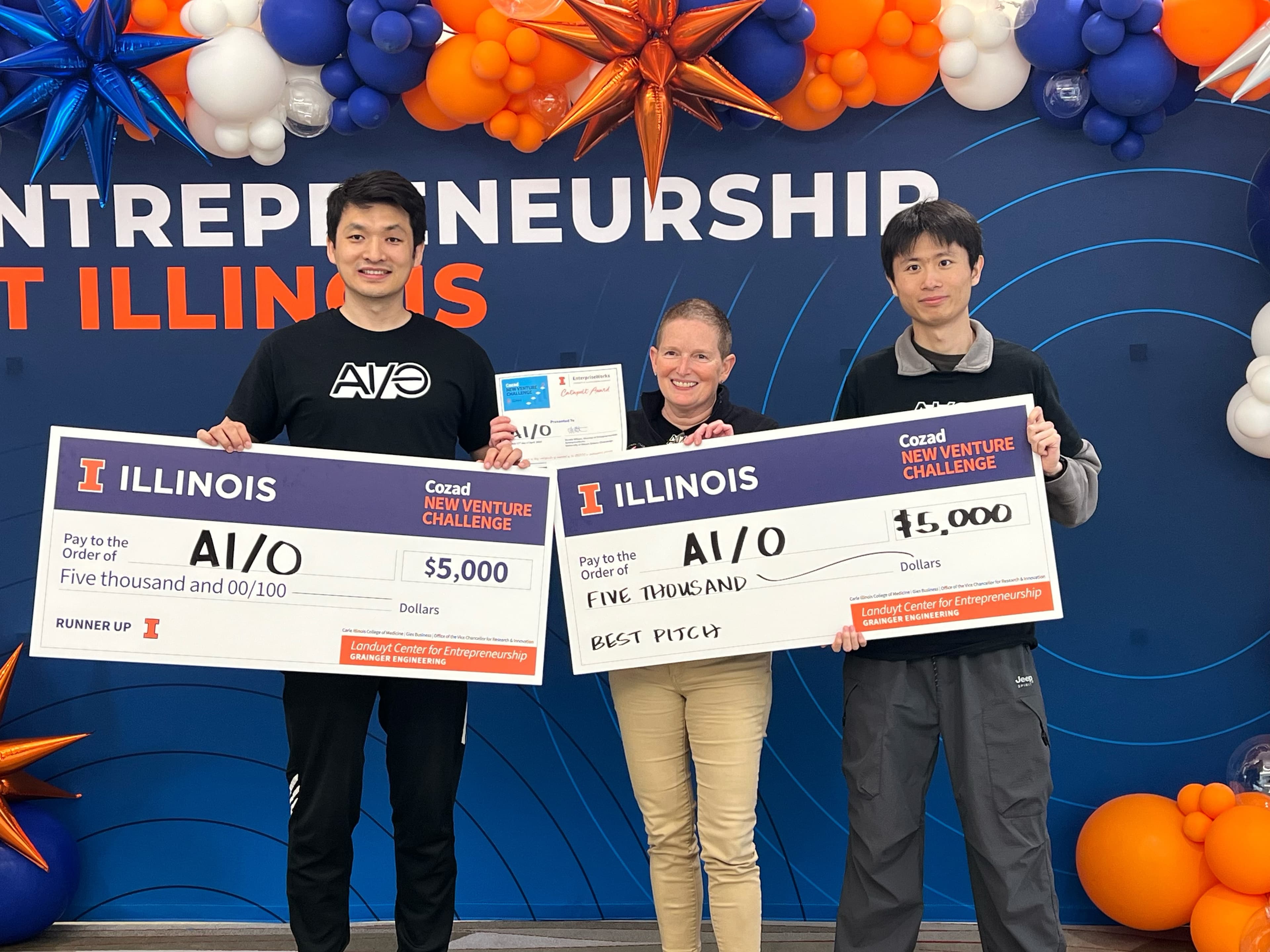 Cozad New Venture Challenge — Best Pitch Award & Runner-up — 2