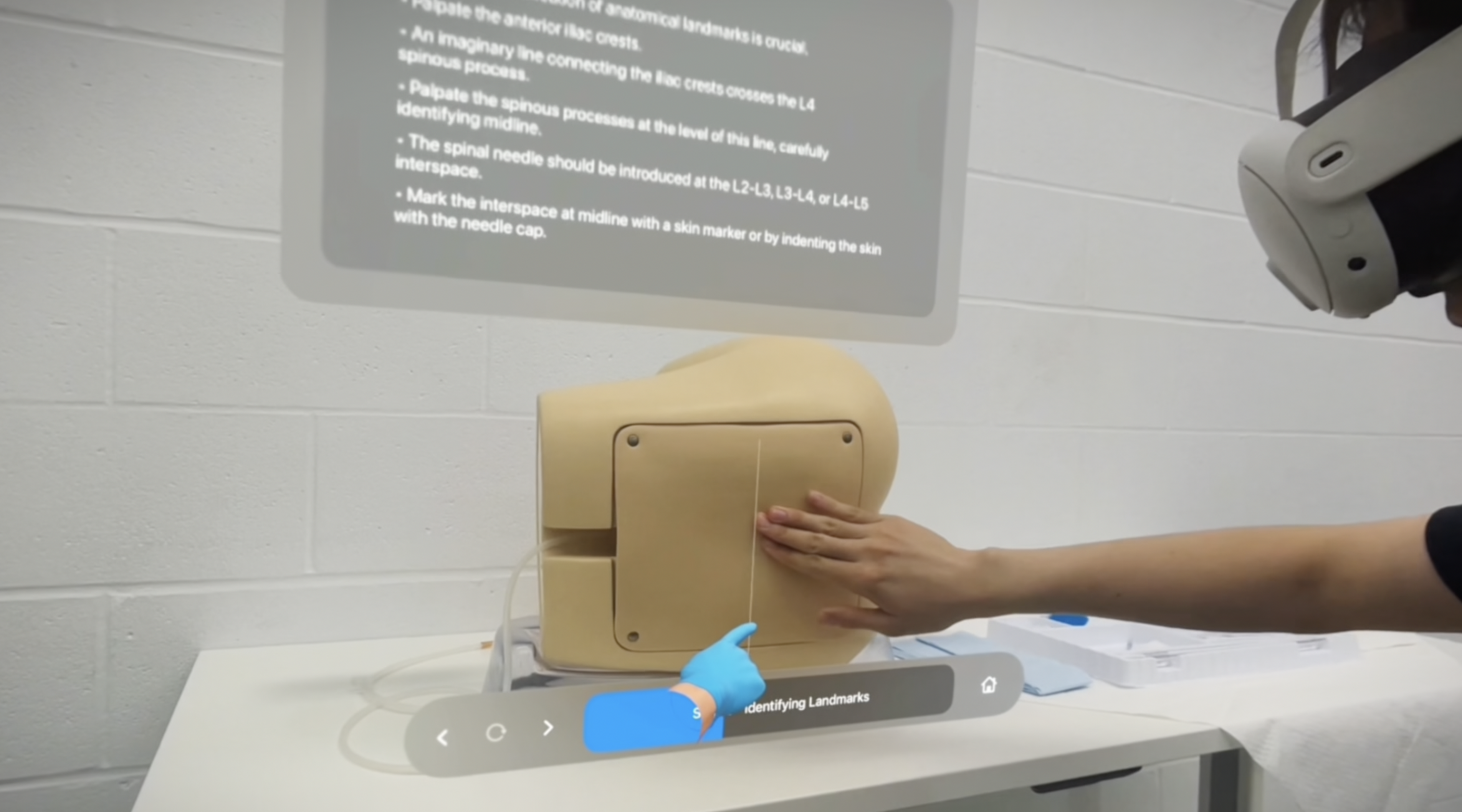 LPVT (Lumbar Puncture Virtual Trainer)